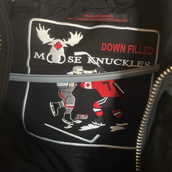 Moose Knuckle 3Q Black Fur - Picture 3 of 9